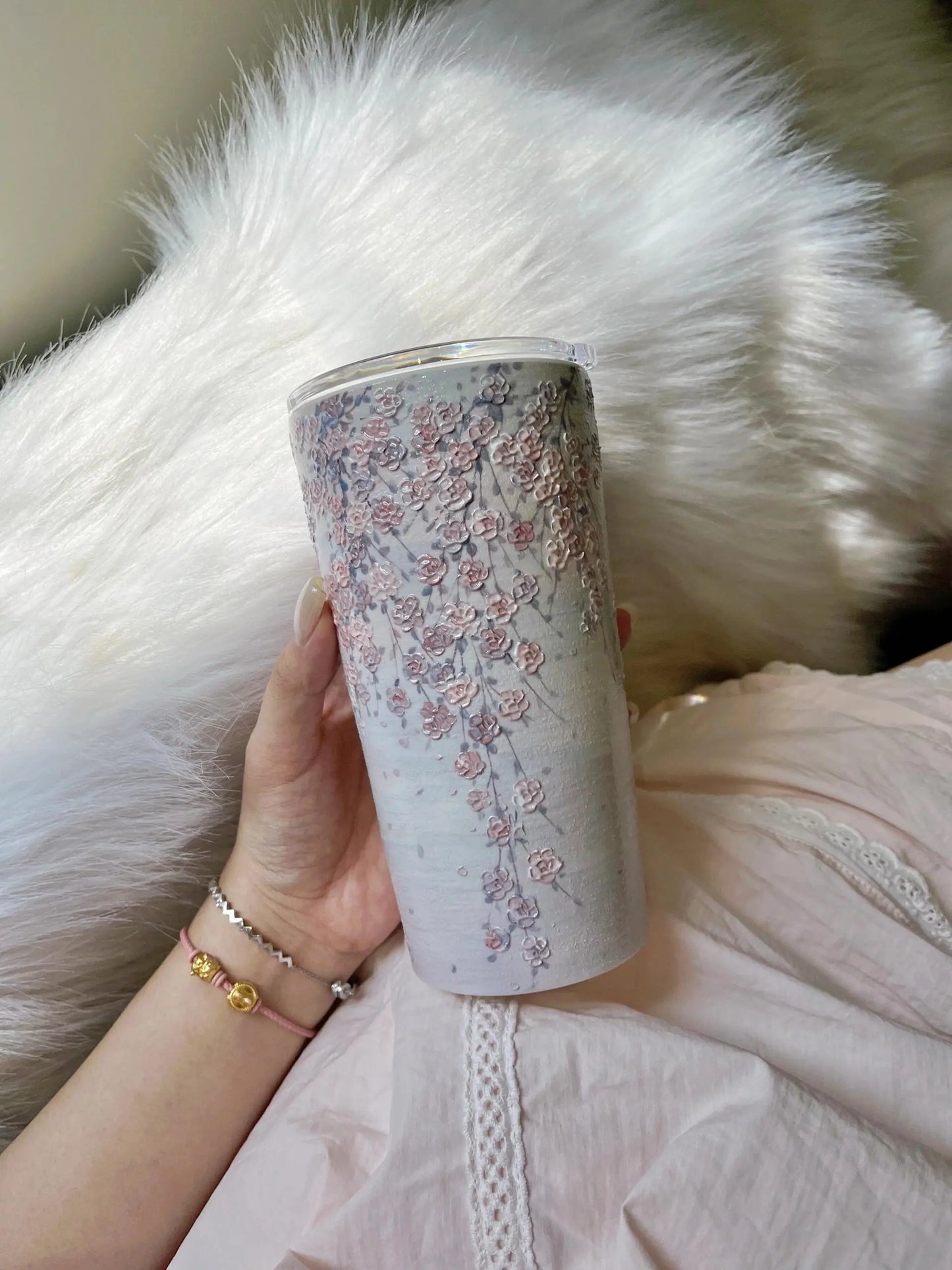 Ceramic hand-painted oil painting cup Jc