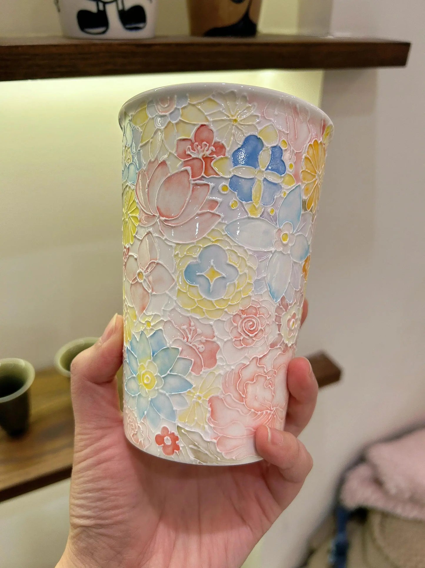 Jingdezhen Handmade Kaleidoscope Ceramic Cola Cup - Eco-friendly Handmade Cup Jc