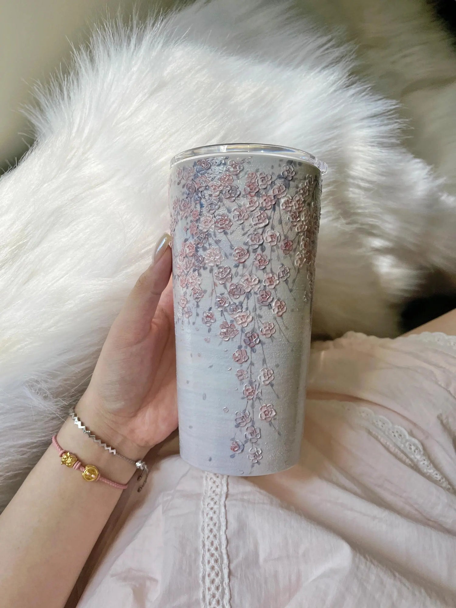 Ceramic hand-painted oil painting cup Jc