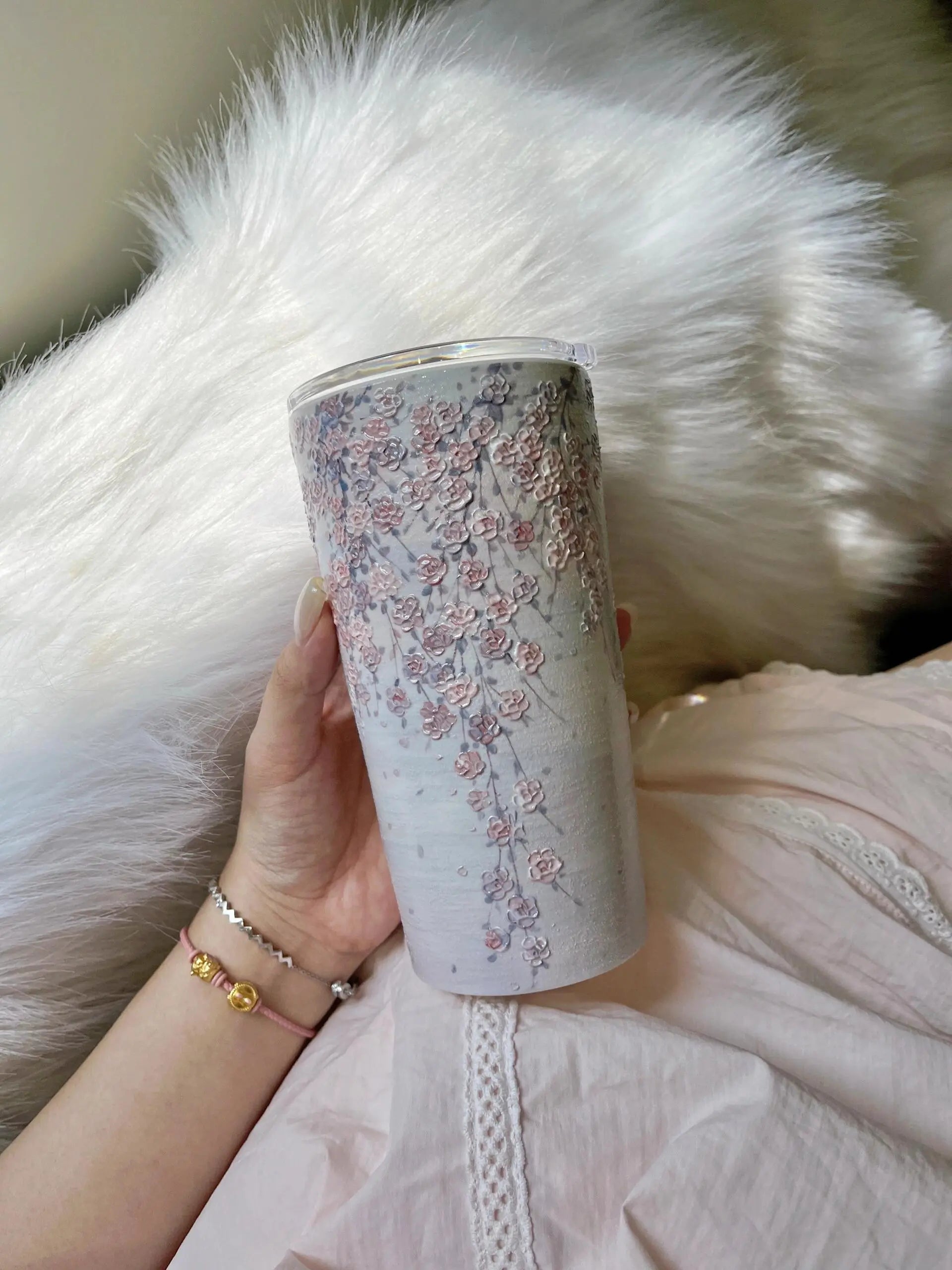 Ceramic hand-painted oil painting cup Jc